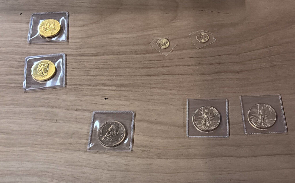 Montrose Gold & Silver Gold Coins